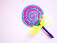 Lollipop Necklace (Blue)
