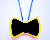 Bowtie Necklace (Yellow&Black)